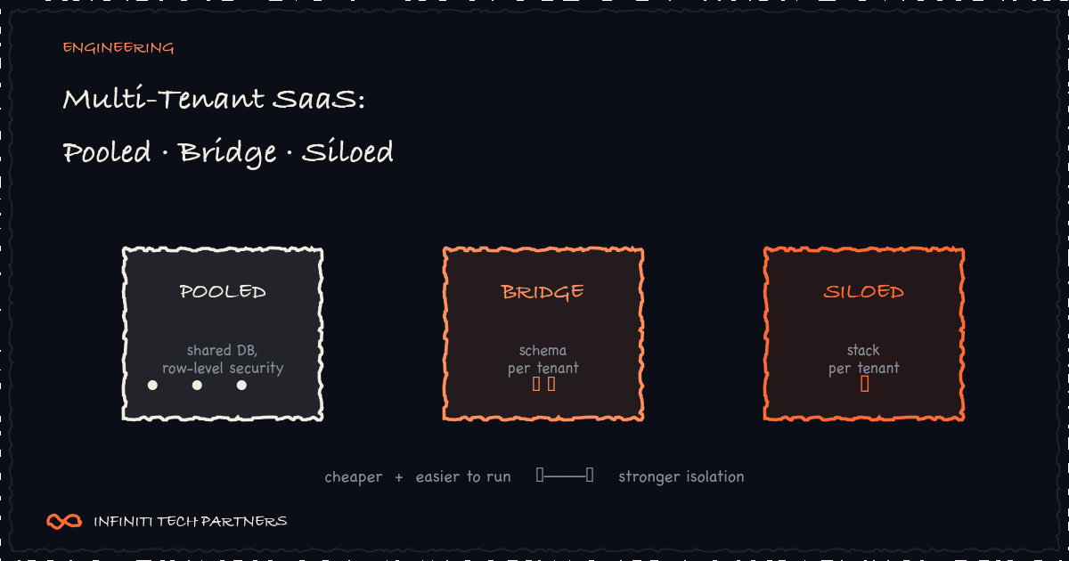 Multi-Tenant SaaS Architecture: Pooled, Siloed, or Bridge